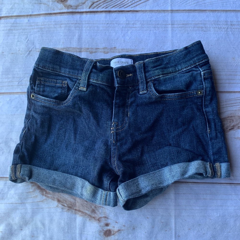 True Craft Dark Blue Jean Shorts Size 12
